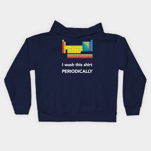 Periodic Table Kids Hoodie by vladocar